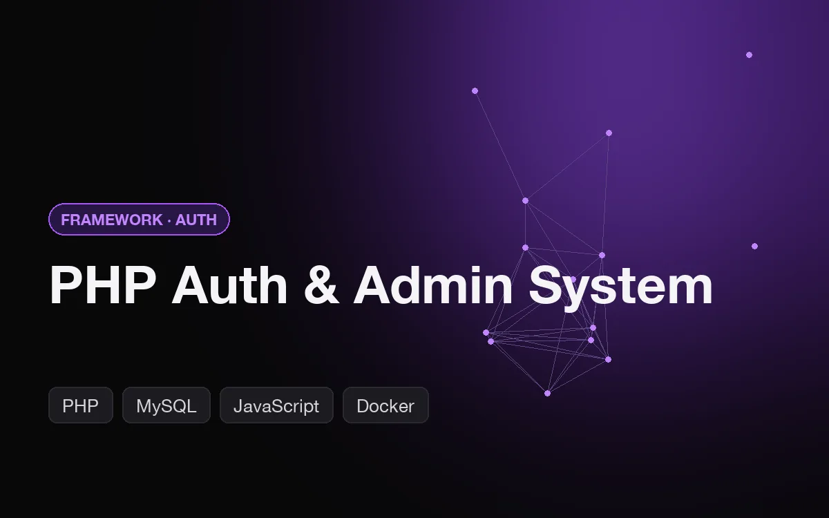 PHP Auth & Admin System